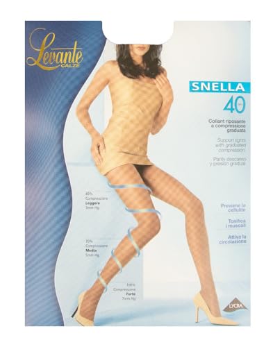 Levante Bauchformende Strumpfhose Frau 40 den 44 dtex Artikel SNELLA 40 COLLANT made in Italy, Dore, M von Levante