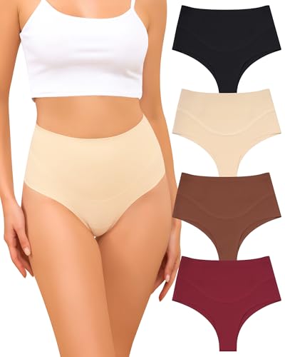 Levao Bauchweg Unterhose Damen Shapewear Miederhose String Tanga Figurformende Unterwäsche Hoher Taille Shaping Bauch Weg Hose für Frauen von Levao