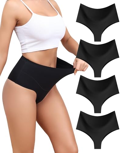 Levao Bauchweg Unterhose Damen Shapewear Miederhose String Tanga Figurformende Unterwäsche Hoher Taille Shaping Bauch Weg Hose für Frauen von Levao