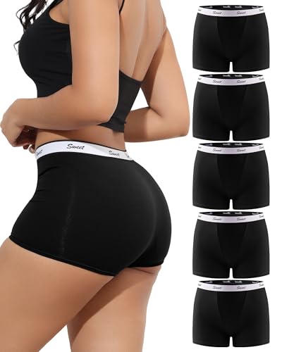 Levao Unterhosen Damen Nahtlose Hohe Taille Slips Damen Seamless Unterwäsche Frauen Stretch Atmungsaktiv Slip Bequem Panties 6 Pack S-XXL von Levao