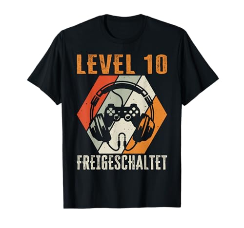 10 Geburtstag Jungen Video Gamer Level 10 Unlocked Jungs T-Shirt 10 Geburtstag Jungen Video Gamer Level 10 Unlocked Jungs T-Shirt von Level 10 Geburtstag Gamer Jungen Herren