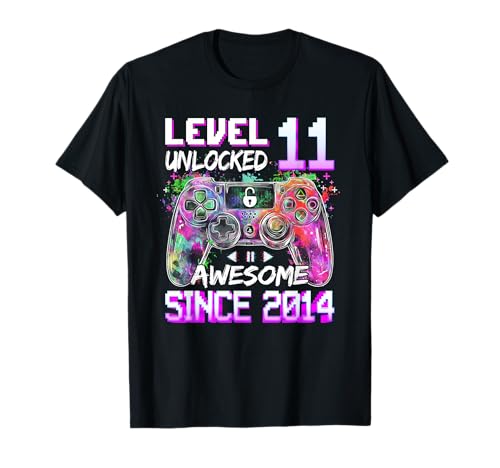 11. Birthday Boy Level 11 Unlocked Fantastisch 2014 T-Shirt 11. Birthday Boy Level 11 Unlocked Fantastisch 2014 T-Shirt von Level 11 Unlocked Video Gamer