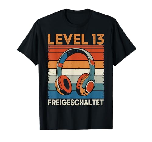 13 Geburtstag Jungen Video Gamer Level 13 Unlocked Jungs T-Shirt 13 Geburtstag Jungen Video Gamer Level 13 Unlocked Jungs T-Shirt von Level 13 Geburtstag Gamer Jungen Herren