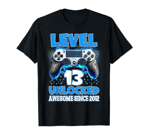 Level 13 freigeschaltetes Videospiel 13. Geburtstag 13 Jahre alte Jungen T-Shirt Level 13 freigeschaltetes Videospiel 13. Geburtstag 13 Jahre alte Jungen T-Shirt von Level 13 Unlocked Awesome 2012