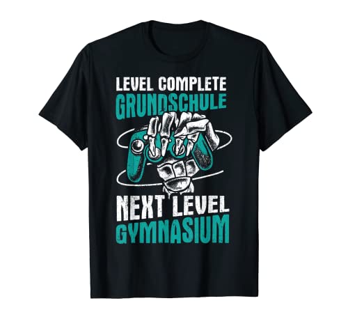 Kinder Kindergarten Level Complete Next Level Grundschule T-Shirt von Level Complete Next Level Grundschule Gaming