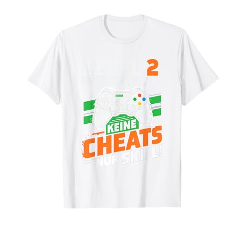 Level 2 Freigeschaltet Gaming 2 Jahre Alt Nur Skill Jungs T-Shirt von Level Gaming Retro Skill Gamer Jungs Geschenk