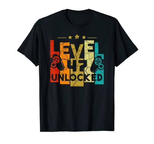 Level 47 Unlocked T-Shirt – Gamepad Lustiges Herren 47. Geburtstag T-Shirt Level 47 Unlocked T-Shirt – Gamepad Lustiges Herren 47. Geburtstag T-Shirt von Level Unlocked T-Shirts