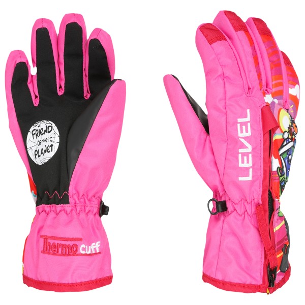 LEVEL - Kid's Dudy - Handschuhe Gr II - 4-5 years rosa von Level