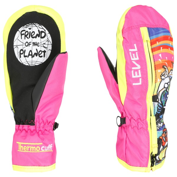 LEVEL - Kid's Dudy Mitt - Handschuhe Gr IV - 7-8 years rosa von Level