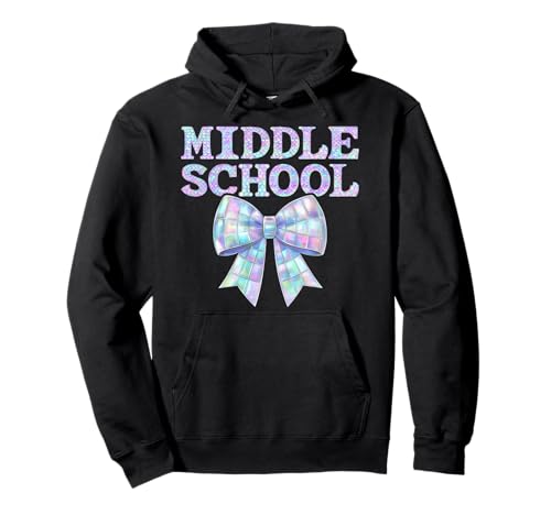Kokette Schleife Preppy Mittelschule Mädchen Einschulung Pullover Hoodie Kokette Schleife Preppy Mittelschule Mädchen Einschulung Pullover Hoodie von Leveled Up to Middle School Girly Back to School