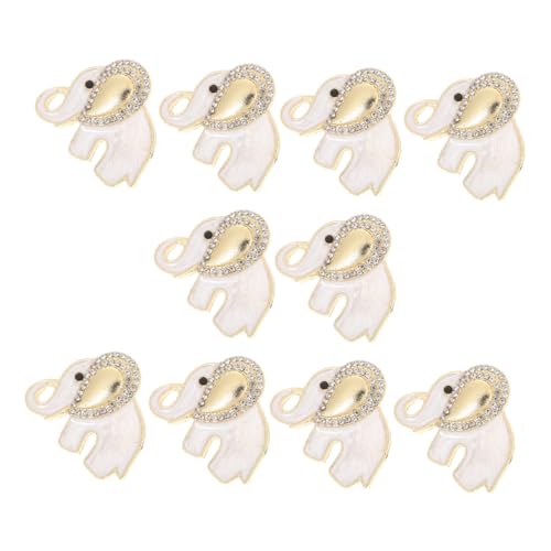 Levemolo 10 Stück Teiliges Strass Broschen Leichte Verspielte Tier Anstecknadeln für Damen Bling Schmuckaccessoire für Jacken Kleider Pullover Modische Statement Broschen für Alltag von Levemolo