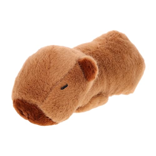 Levemolo Plüsch Slap Bracelet Capybara Handgelenkband Weiches Langlebiges Party Armband für Geburtstag Kostümfeiern und Dekorative Tier Slap Bands Braun von Levemolo