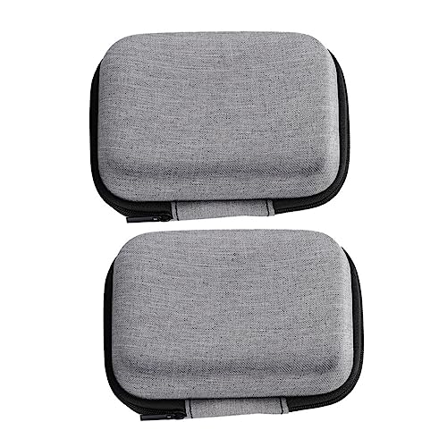 Levemolo Tasche 2 Zubehör Organizer Mikrofon Aufbewahrungstasche Kabeltasche Tablet Aufbewahrungstasche Glatte Textur von Levemolo