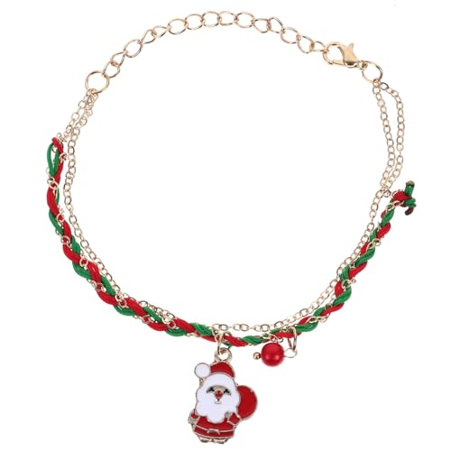 Levemolo Verstellbares Weihnachtsarmband mit Bunten Handgewebten Xmas Anhängern Stilvolles Unisex Wrist Pendant Festliches Accessoire für Weihnachten Geburtstag und Feiertage Levemolo Verstellbares Weihnachtsarmband mit Bunten Handgewebten Xmas Anhängern Stilvolles Unisex Wrist Pendant Festliches Accessoire für Weihnachten Geburtstag und Feiertage von Levemolo