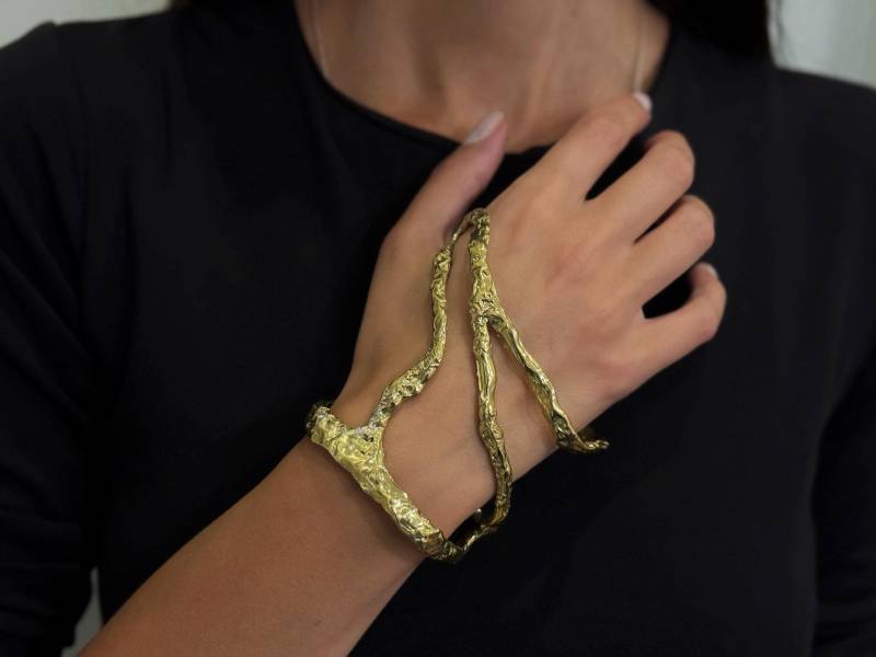 Handgeschmiedetes Armband Aus Messing Oder Sterling Silber von LevenExclusive