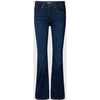 Levi's® 300 Bootcut Jeans in unifarbenem Design Modell '315™' in Marine, Größe 28/34 von Levi's® 300