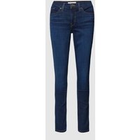 Levi's® 300 Jeans im 5-Pocket Design Modell 'SHAPING SKINNY' in Dunkelblau, Größe 27/28 von Levi's® 300