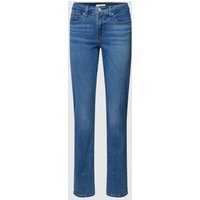 Levi's® 300 Jeans mit Label-Patch Modell '314™ SHAPING STRAIGHT' Modell 314™ SHAPING STRAIGHT in Bleu, Größe 26/30 von Levi's® 300