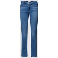 Levi's® 300 Jeans mit Label-Patch Modell '314™ SHAPING STRAIGHT' Modell 314™ SHAPING STRAIGHT in Bleu, Größe 31/30 von Levi's® 300