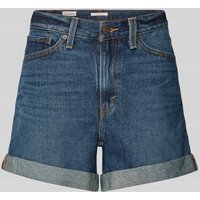 Levi's® 300 Mom Fit Jeansshorts mit Eingrifftaschen in Dunkelblau, Größe 27 von Levi's® 300