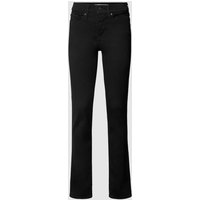 Levi's® 300 Shaping Slim Fit Jeans mit Stretch-Anteil Modell '312™' in Black, Größe 27/30 von Levi's® 300