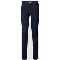 Levi's® 300 Shaping Straight Fit Jeans mit Stretch-Anteil Modell '314™' in Dunkelblau, Größe 26/30 von Levi's® 300