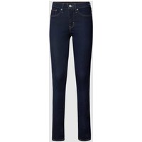 Levi's® 300 Shaping Straight Fit Jeans mit Stretch-Anteil Modell '314™' in Dunkelblau, Größe 26/32 von Levi's® 300