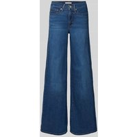 Levi's® 300 Shaping Wide Leg Jeans im 5-Pocket-Design Modell '318' in Dunkelblau, Größe 26/32 von Levi's® 300