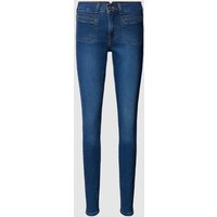 Levi's® 300 Skinny Fit Jeans mit Kontrastnähten in Dunkelblau, Größe 28/30 von Levi's® 300