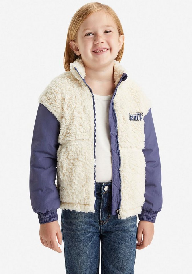 Levi's® Kids Fellimitatjacke mit Markenschriftzug auf dem Rücken for GIRLS von Levi's® Kids