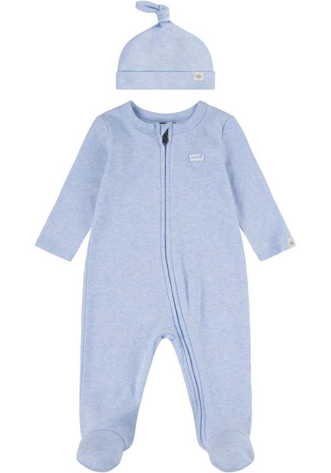 Levi's® Kids Neugeborenen-Geschenkset LVN FOOTED COVERALL & HAT SET (Set, 2-tlg) UNISEX von Levi's® Kids