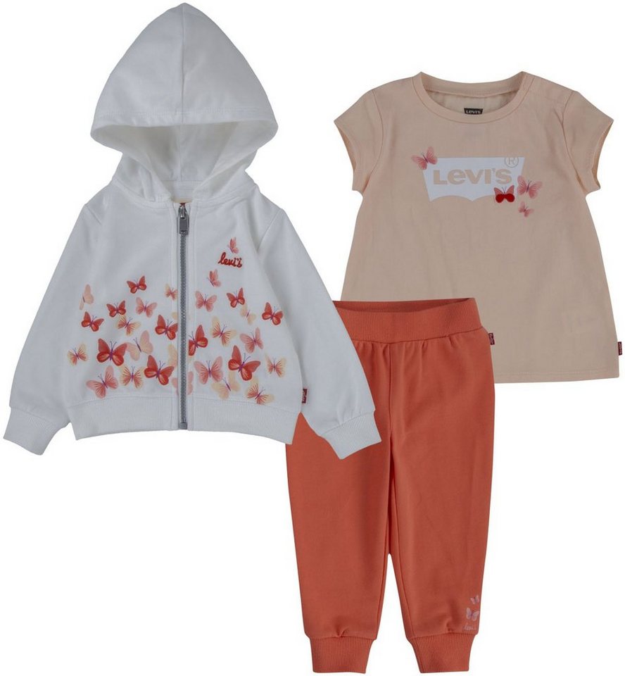 Levi's® Kids Shirt & Hose LVG 3 PIECEKNITSET (3-tlg) & Sweatjacke for GIRLS von Levi's® Kids