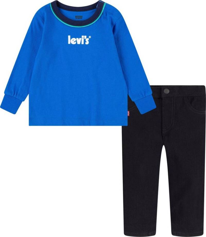 Levi's® Kids Shirt & Hose POSTER LOGO RINGER & DENIM (Set, 2-tlg) for Baby BOYS von Levi's® Kids