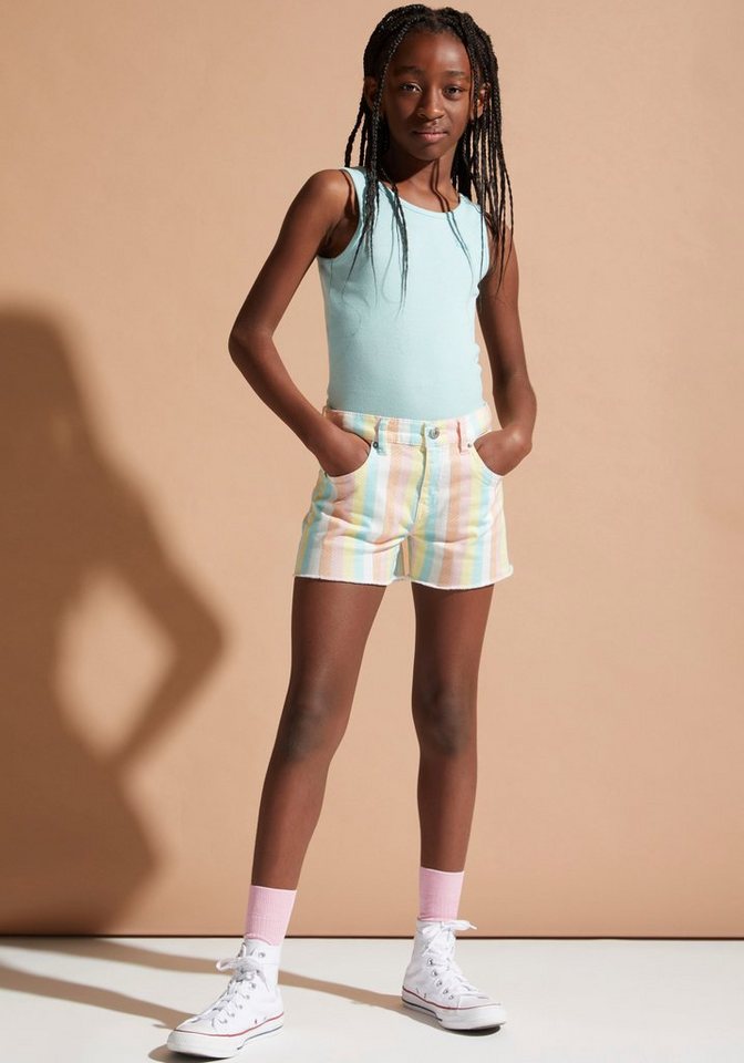 Levi's® Kids Shorts mit farbigem Streifenmuster for GIRLS von Levi's® Kids