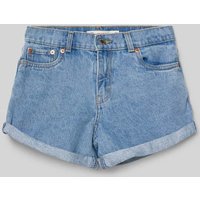 Levi’s® Kids Slim Fit Jeansshorts im 5-Pocket-Design in Blau, Größe 140 von Levi’s® Kids