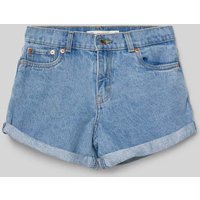 Levi’s® Kids Slim Fit Jeansshorts im 5-Pocket-Design in Blau, Größe 158 von Levi’s® Kids