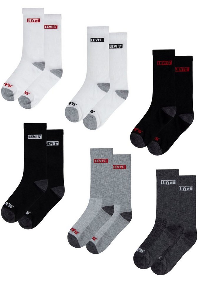 Levi's® Kids Socken LHN BOX TAB HIGH CUT 6PK (6-Paar) UNISEX von Levi's® Kids