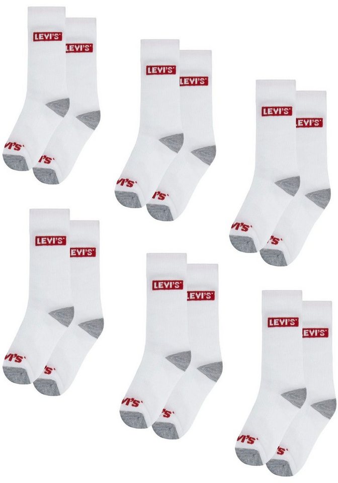 Levi's® Kids Socken LHN BOX TAB HIGH CUT 6PK (6-Paar) UNISEX von Levi's® Kids