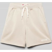 Levi’s® Kids Sweatshorts mit Logo-Stitching in Camel, Größe 140 von Levi’s® Kids