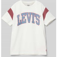 Levi’s® Kids T-Shirt mit Logo-Print in Offwhite, Größe 140 von Levi’s® Kids