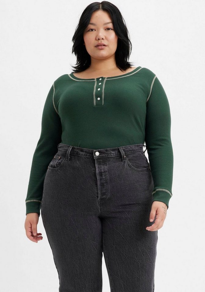 Levi's® Plus Langarmshirt SIERRA HENLEY GREENS von Levi's® Plus