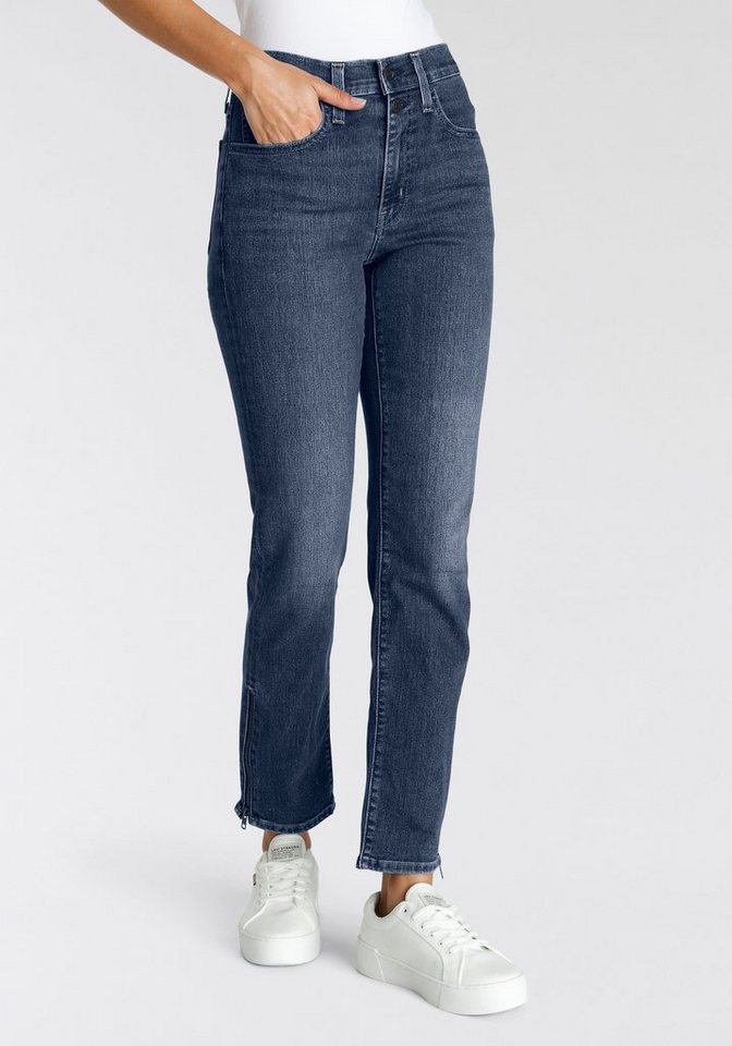 Levi's® 5-Pocket-Jeans 724 BUTTON SHANK mit Reisverschlussdetail am Saum von Levi's®