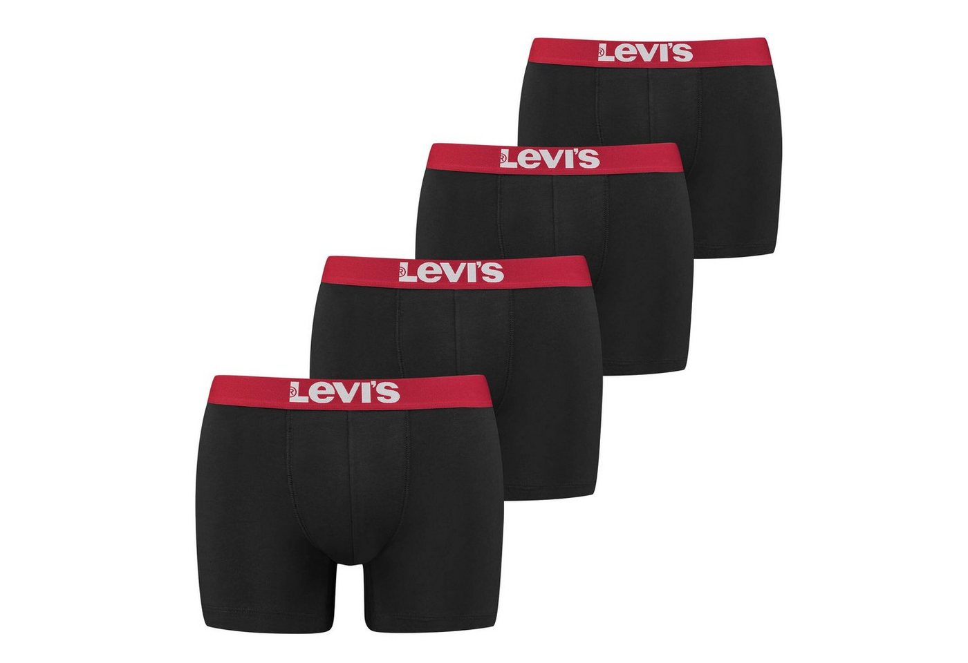 Levi's® Boxer Herren Boxer-Shorts, 4er Pack - Logo Boxer Brief von Levi's®