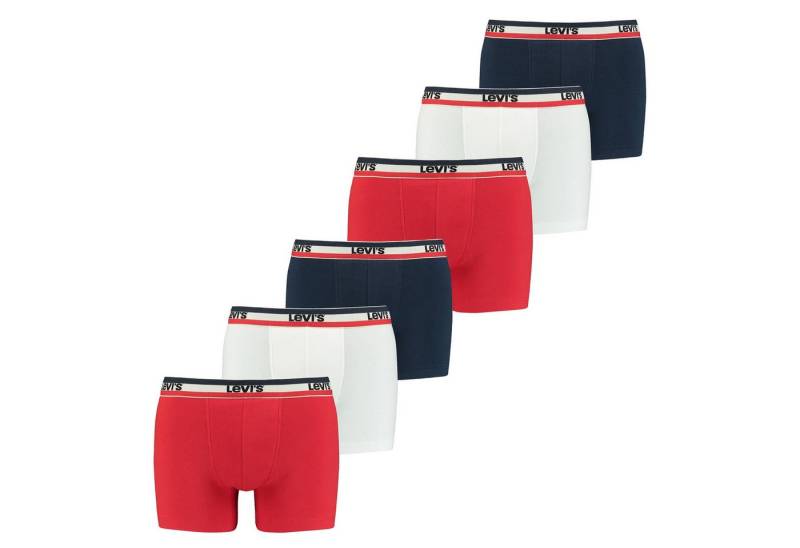 Levi's® Boxer Herren Boxershort 6er Pack Baumwolle (Packung, 6er Pack) von Levi's®