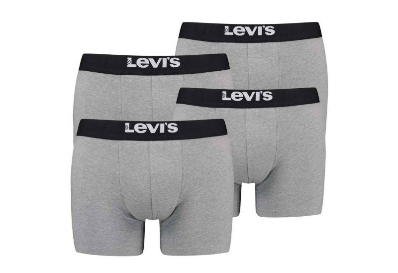 Levi's® Boxer Herren Boxershorts, 4er Pack - Solid Basic Boxer von Levi's®