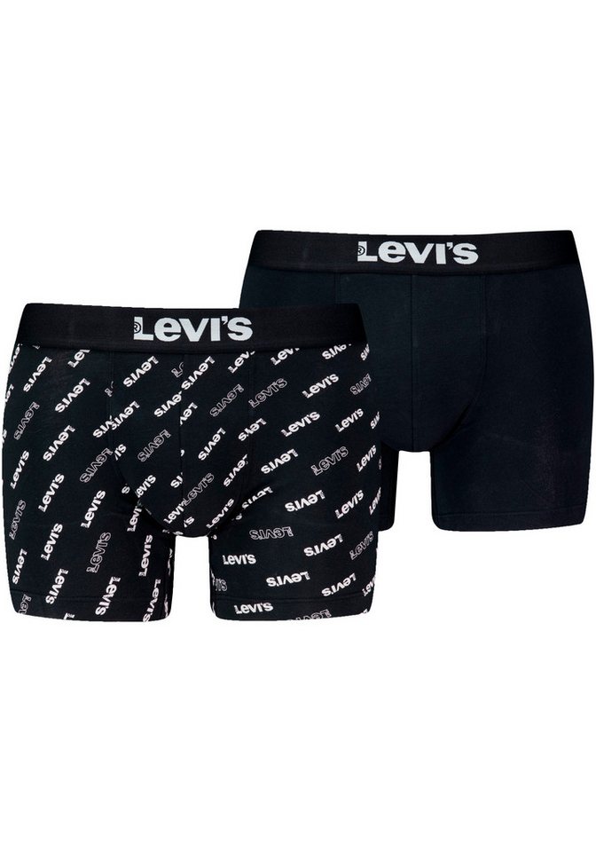 Levi's® Boxershorts LEVIS MEN LOGO AOP BOXER BRIEF ORG CO 2P (2er Pack) mit stilvoller Musterung von Levi's®