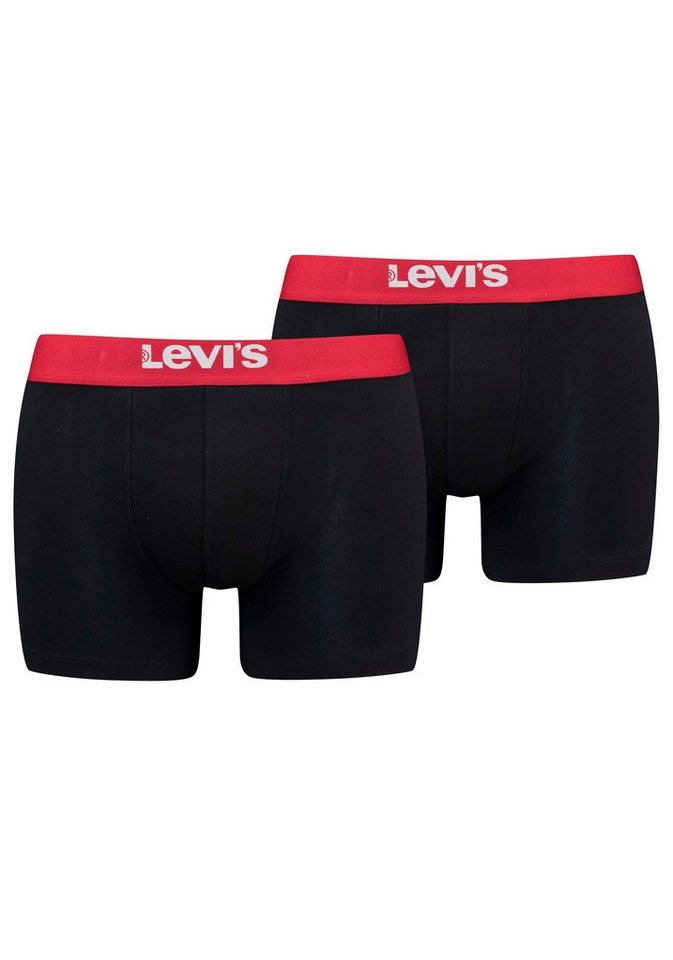 Levi's® Boxershorts (Packung, 2-St) LEVIS MEN SOLID BASIC BOXER BRIEF ORGANIC CO 2P von Levi's®