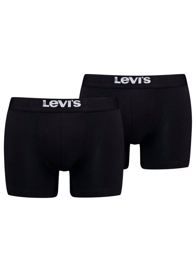 Levi's® Boxershorts (Packung, 2-St) LEVIS MEN SOLID BASIC BOXER BRIEF ORGANIC CO 2P von Levi's®