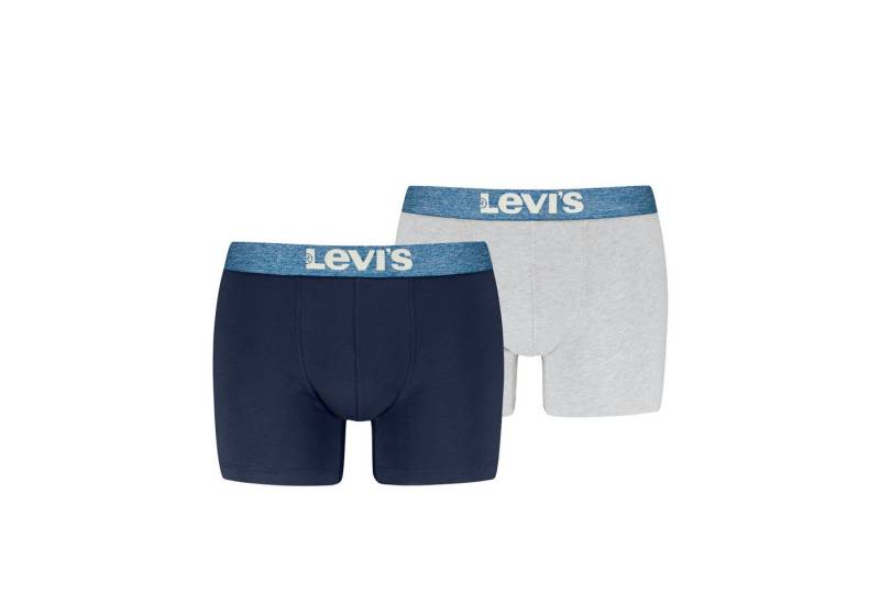 Levi's® Boxershorts LEVIS MEN MEL WB BOXER BRIEF ORG CO 2P (2er Pack) mit breitem Logobund von Levi's®