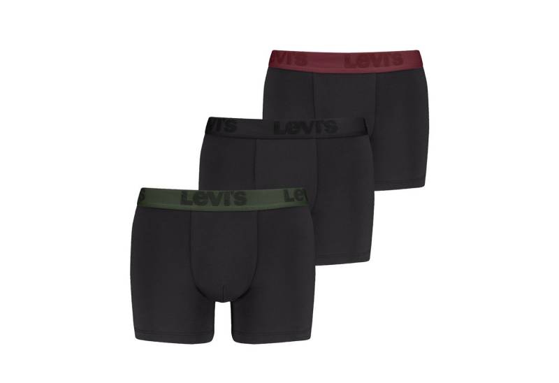 Levi's® Boxershorts LEVIS MEN PREMIUM BOXER BRIEF 3P (3er Pack) mit breitem Logobund von Levi's®